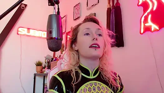 Kadın egemenliği ritüeli itaatkar itaat ve kontrol