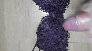 Cum on Roommate's bras