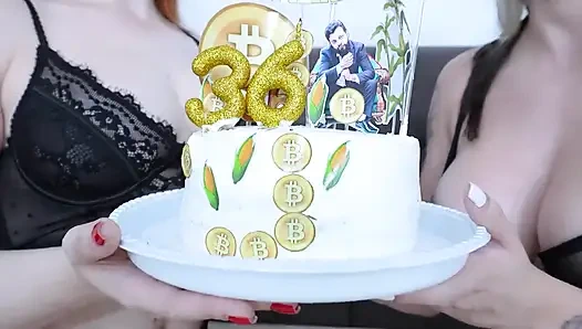 Birthday Fuck, I Brought a Hot, Polished Redhead to the Gym for My Husband to Fuck