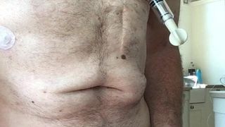 Nipples and balls stretch fun slow motion