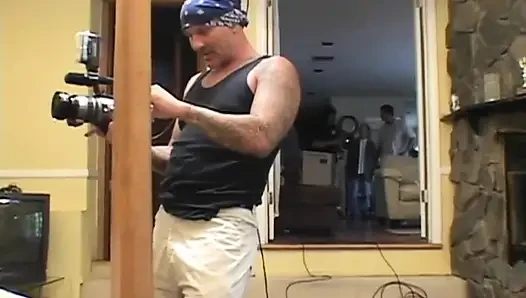 Sexy red hair big boobs babe double penetrated anal foursome...cum in mouth