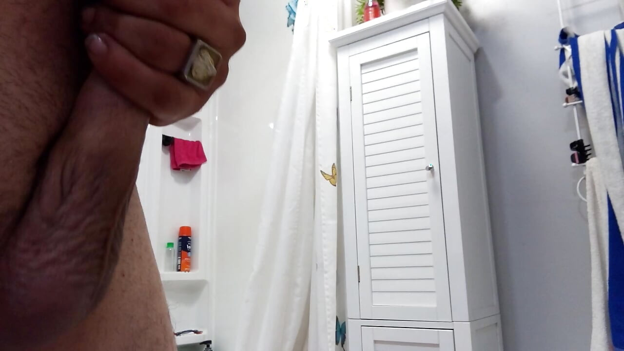 Stroking my Juicy Cock