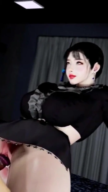Captivating moment from "Beauty bigboob receptionist and the thief (Part 01) - Hentai 3D v406"