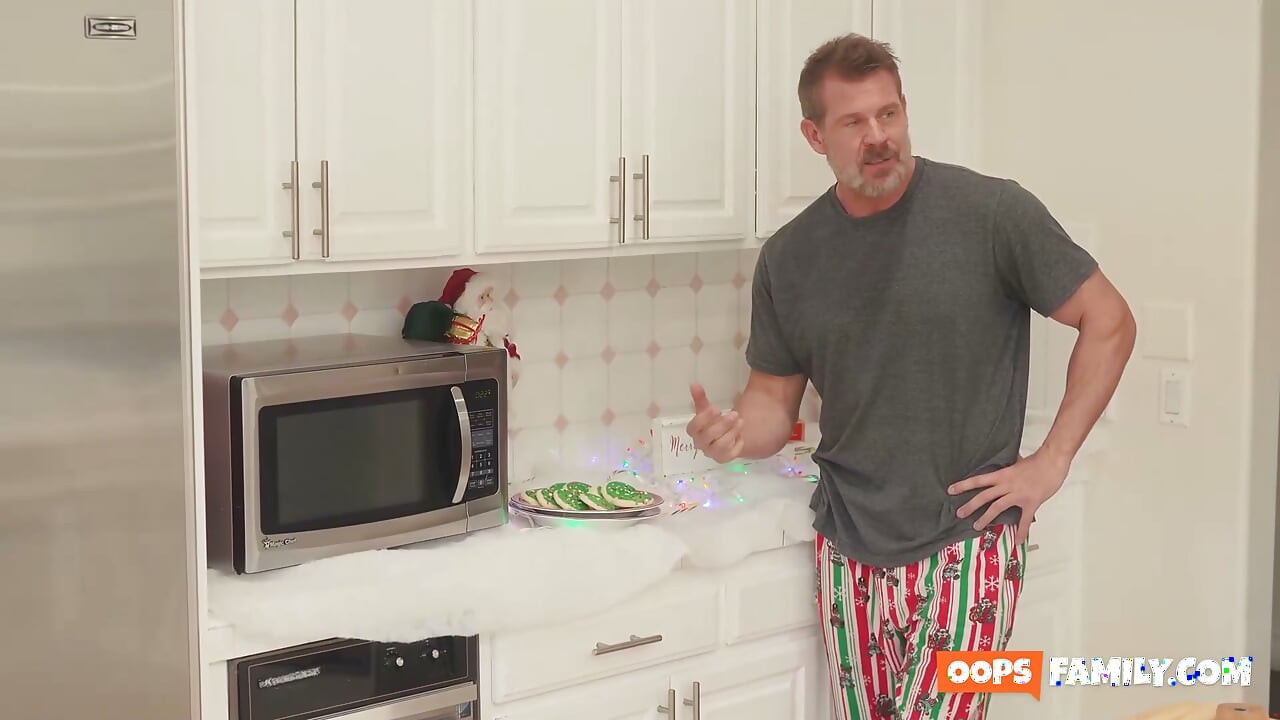 A lonely Christmas for Stepdad takes a dirty turn with secret porn.