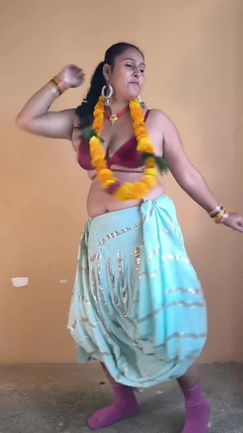 Thrilling moment from "Puja baby dance performance"