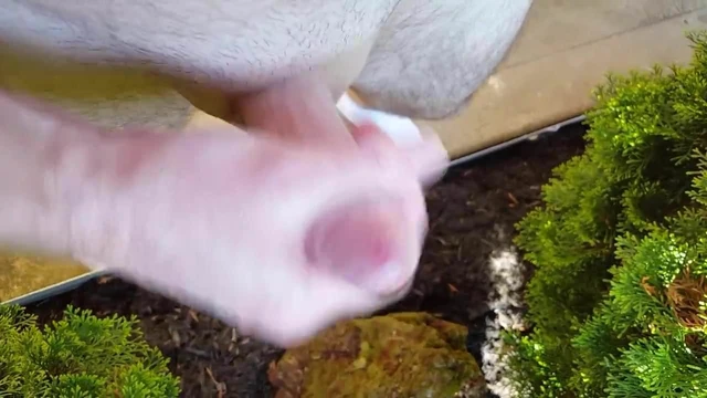 First piss and cum outside this spring