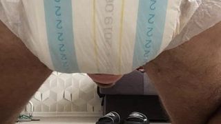 Bannanas enema Abdl diaper messy