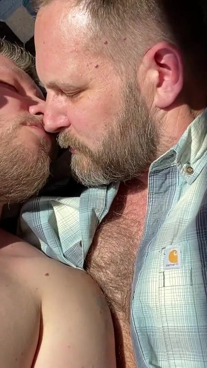 Emotional moment from "Seattle Dad making out with Brock Tidus - first time"