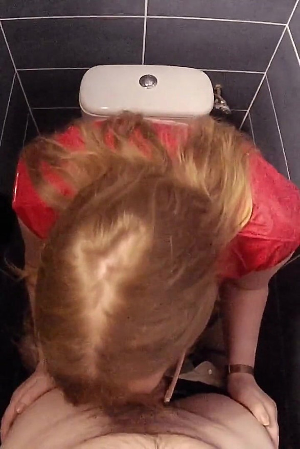 Big Natural Booty French Girl Fucked Hard in Nightclub Toilet