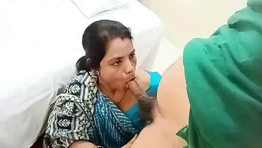 Genç kayınbiraderi erkek arkadaşına aşk mektubu yazmadan önce sari içinde baldızını öpüyor ve sikiyor