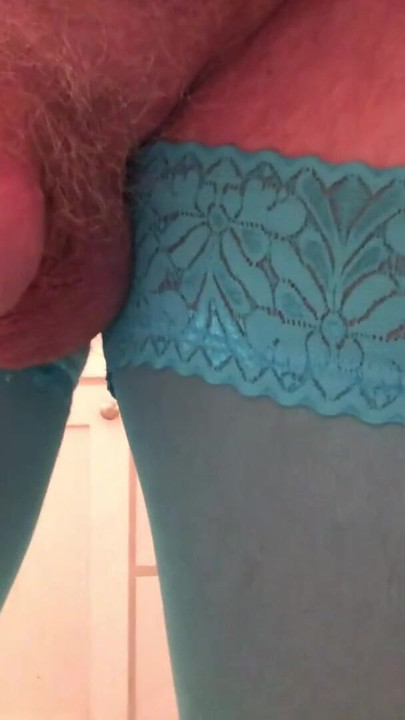 Spectacular moment from "Pissing, then I oum 2 times.. Crossdresser twists his nipples, drips precum, pisses, estims and"