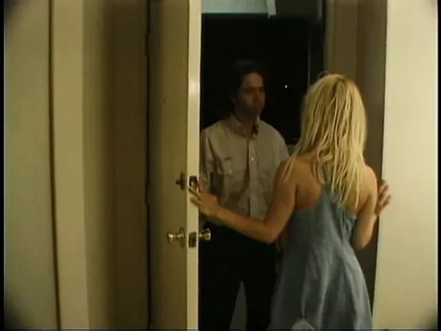 Blonde wearing white stockings loves to feel cock stretch her anus