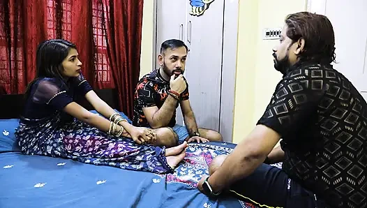 A STORY OF A INDIAN BHABI AND HER NEIGHBER BOYS GANG, CAME HER ROOM AND GOSSIP AND AFTER THAT FUCKED HARD HER.