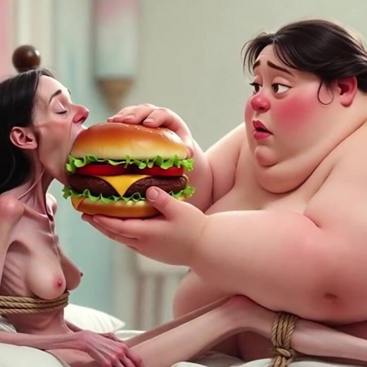 Extremely Skinny Vs Massive SSBBW Feeding Session