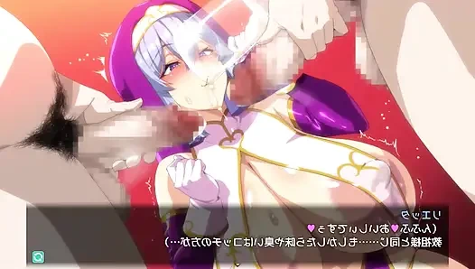 Вечеринка с большими грудями, NTR секс, 3D хентай трах жесткого дилдо Ahegao, секс-танец публичных больших сисек, анал большой задницы