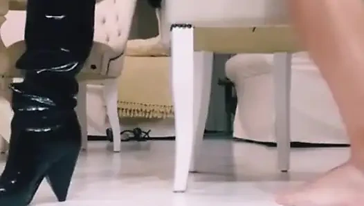 Sie kam von der firmenparty nach hause und ich habe sie gefickt