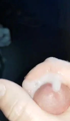 Cum shot in the man cave