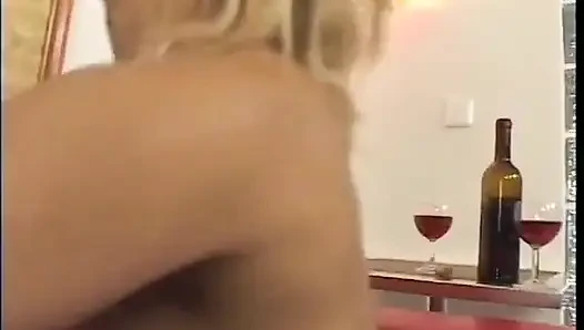 Naughty Blonde Beauty Candy Muller Covers Her Tits with Juice and Cum After Hardcore Pussy Pounding