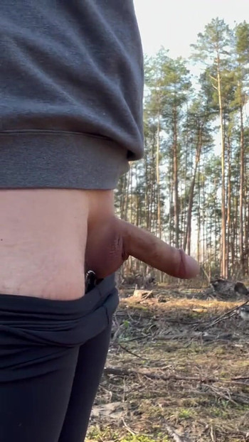 Captivating moment from "I wear see-through leggings in a public park. public flash nudity"