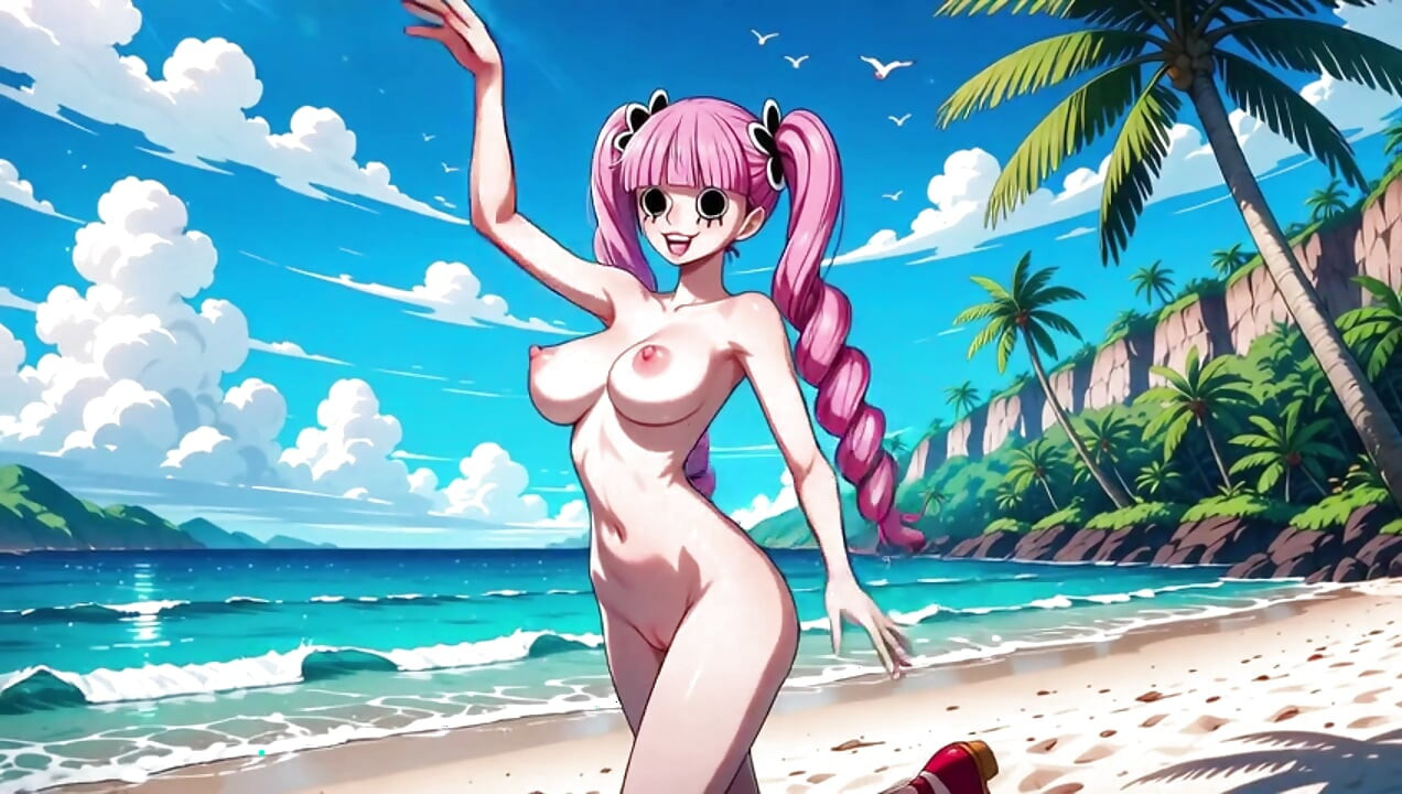 One Piece Babes - One Piece female characters dancing in bikini topless and nude