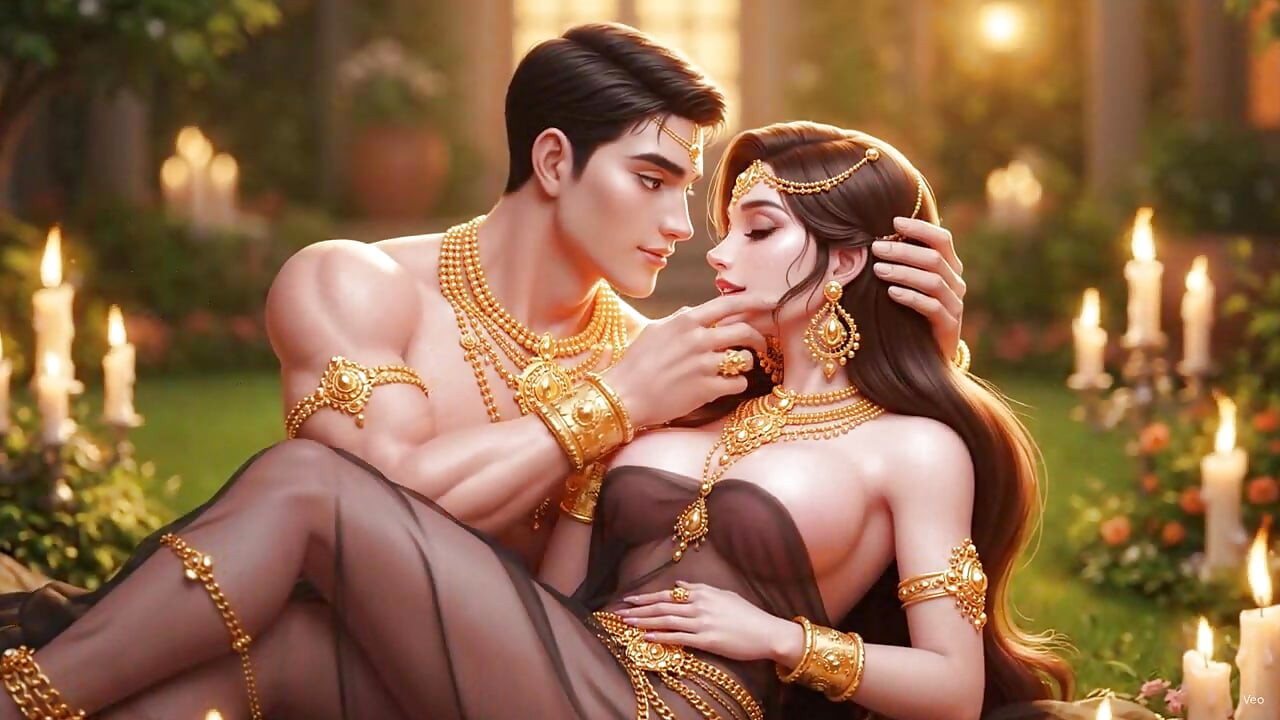 Intense Close-Up Kissing Desi Couple – Gold Jewelry Wali Sexy Indian Girl Aur Muscular Boy Ki Full Passion