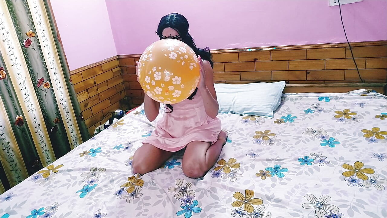 I want to stick my dick into her Sexy Slut Filling Balloons