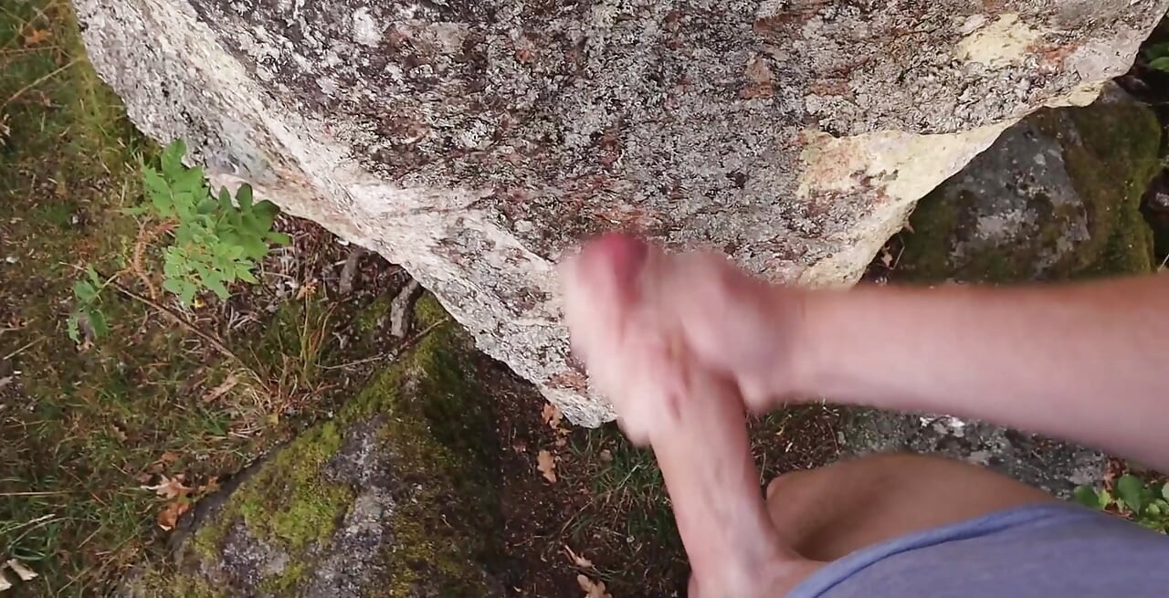 Sneaked Behind a Rock Just to Finish Myself off Fast