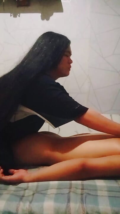 Hot Asian Stepsister-MILF Was Fucked His Stepbrother After Massage. - Ayesha Sy