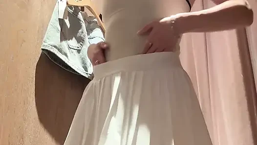Cumming Hard While in the Change Room!! Hoping I Don't Get Caught!