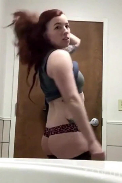 Sneaky Post-workout Gym Bathroom Masturbation