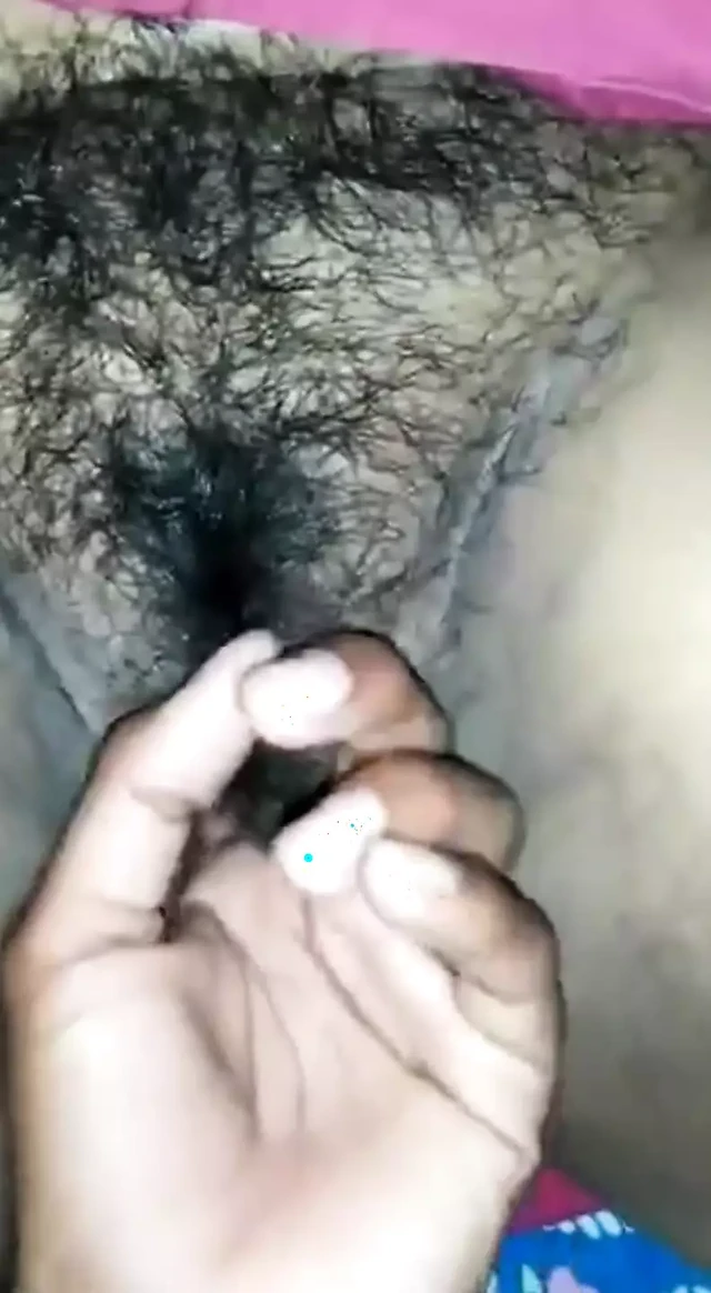 Hasband fingering his wife pussy