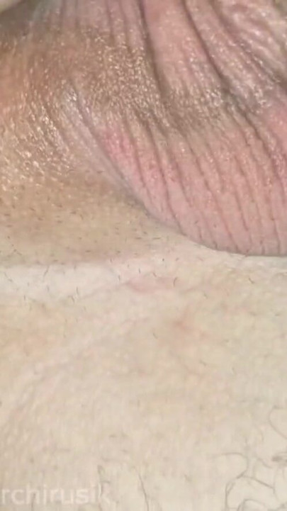 The femboy bitch pestered the stepfather at night in bed and got fucked without a condom until he came. | Clip 1