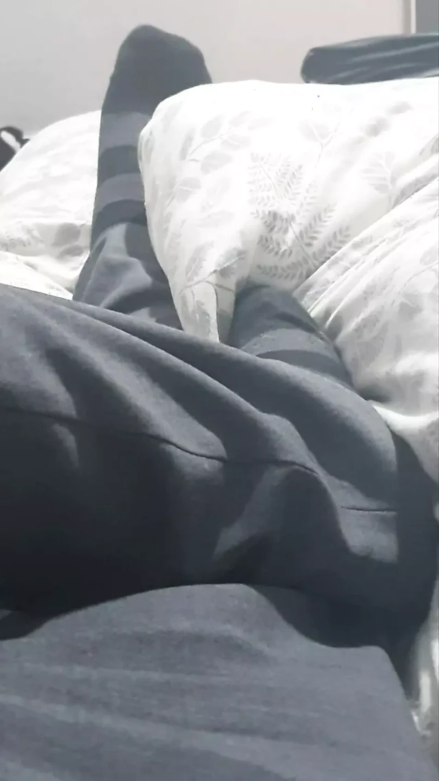 Step mom in bed handjob step son dick making him hard