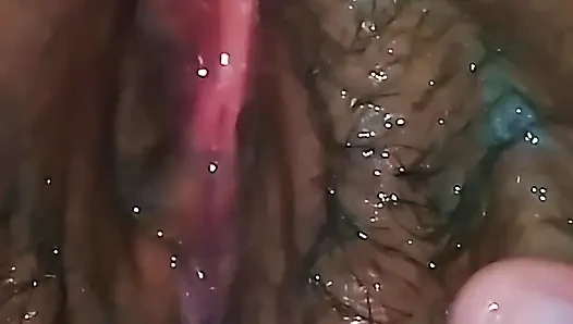 Orgasming is amazing, insatiable fingers helping each other, then he fucks me with his big cock.