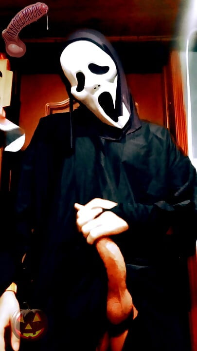 SCREAM A LOVE STORY A dominant guy with a Ghostface mask and a huge cock breaks into your home on Halloween night to ejaculate
