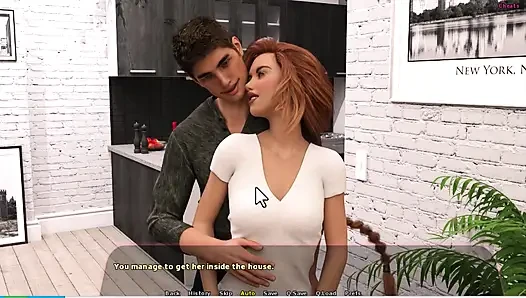 Haley Story No13 - Адриана устроила Йоханнесу минет... Хейли и... прочь на ночь... Johannes трахнул Haley в ванной