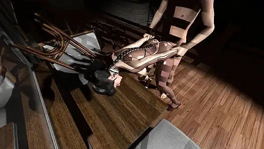 Fucking Eve Doggy Style After a Throat Fucking Her - Stellar Blade Parody