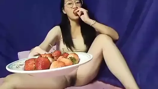 Super sexy Cute Asian Pokazuje cipkę, masturbuje się, śmieszne, napalone, cycki, kamera internetowa # 4