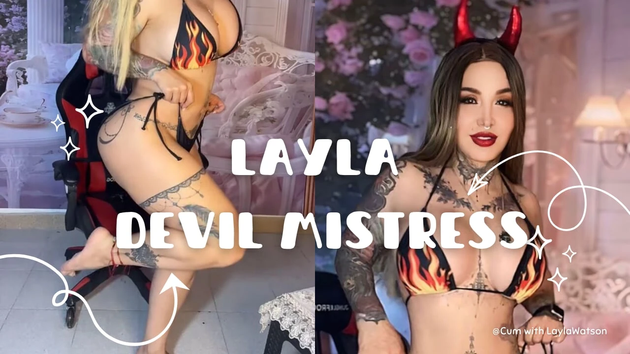 Watch the Devil's mistress masturbate