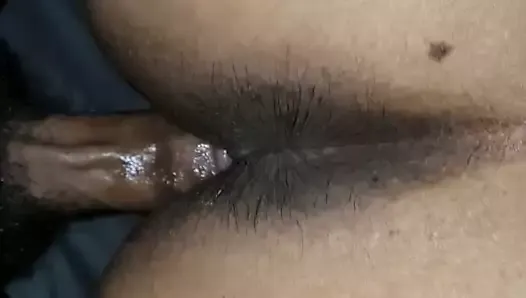 Homemade couple creamy pussy close up doggy style