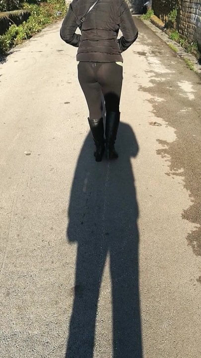 See through leggins