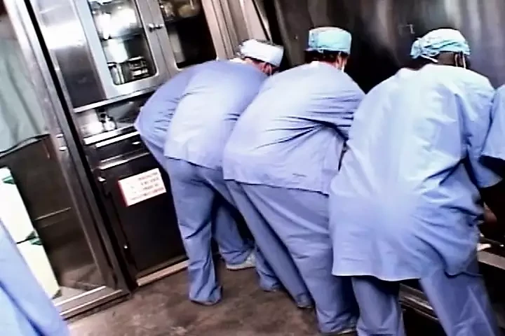 Patient gets to have a gang bang with doctors