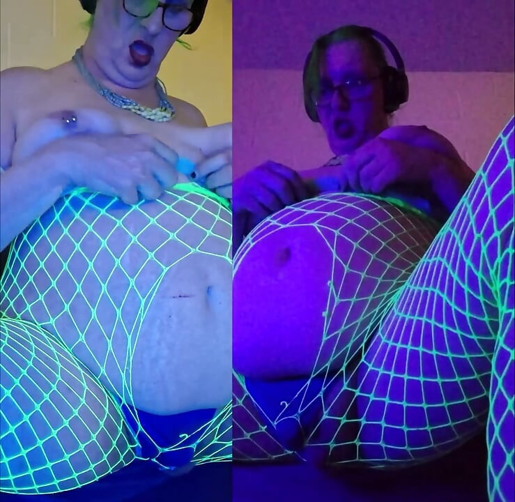 Double Mint Cum - uma deusa verde