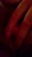 Rubbing my pumped clit