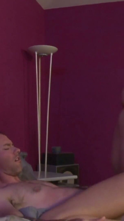 Hot Brunette Horny Wife Nikki Daniels Takes Husband and His Big Cock Friend to get Doubly Facialed | Clip 1