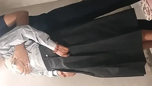 Step brother caught his step sister alone and take advantage.teenager enters her stepbrother's room to have sex after school