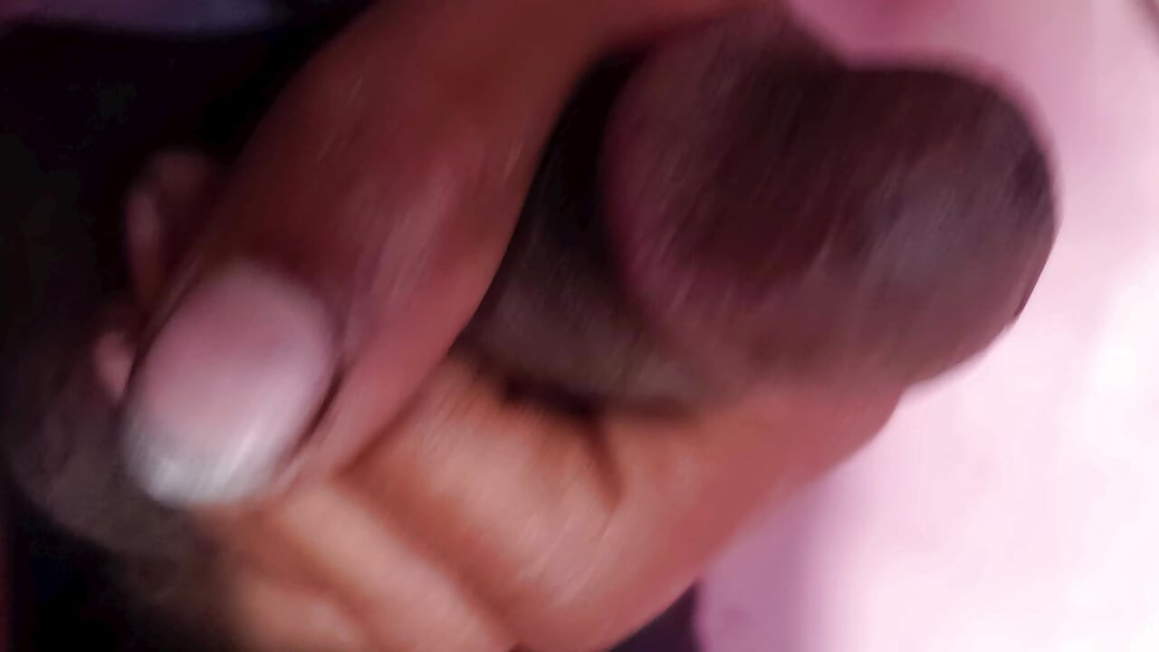 Small penis hand job very fast cum out