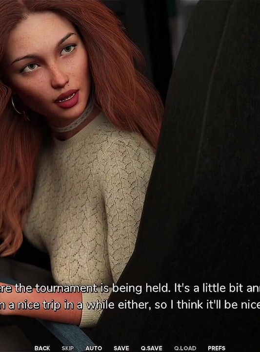 Taboo University - Hot Emo Girl Gives Me a Handjob Inside a Public Bus - 3D Porn Games
