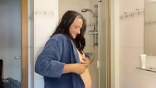 Shower on. Excuses off. Mature German