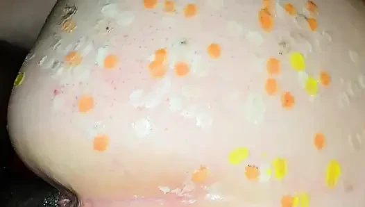 Big Bitch BIRTHDAY CANDLES & CREAMPIES SESSION
